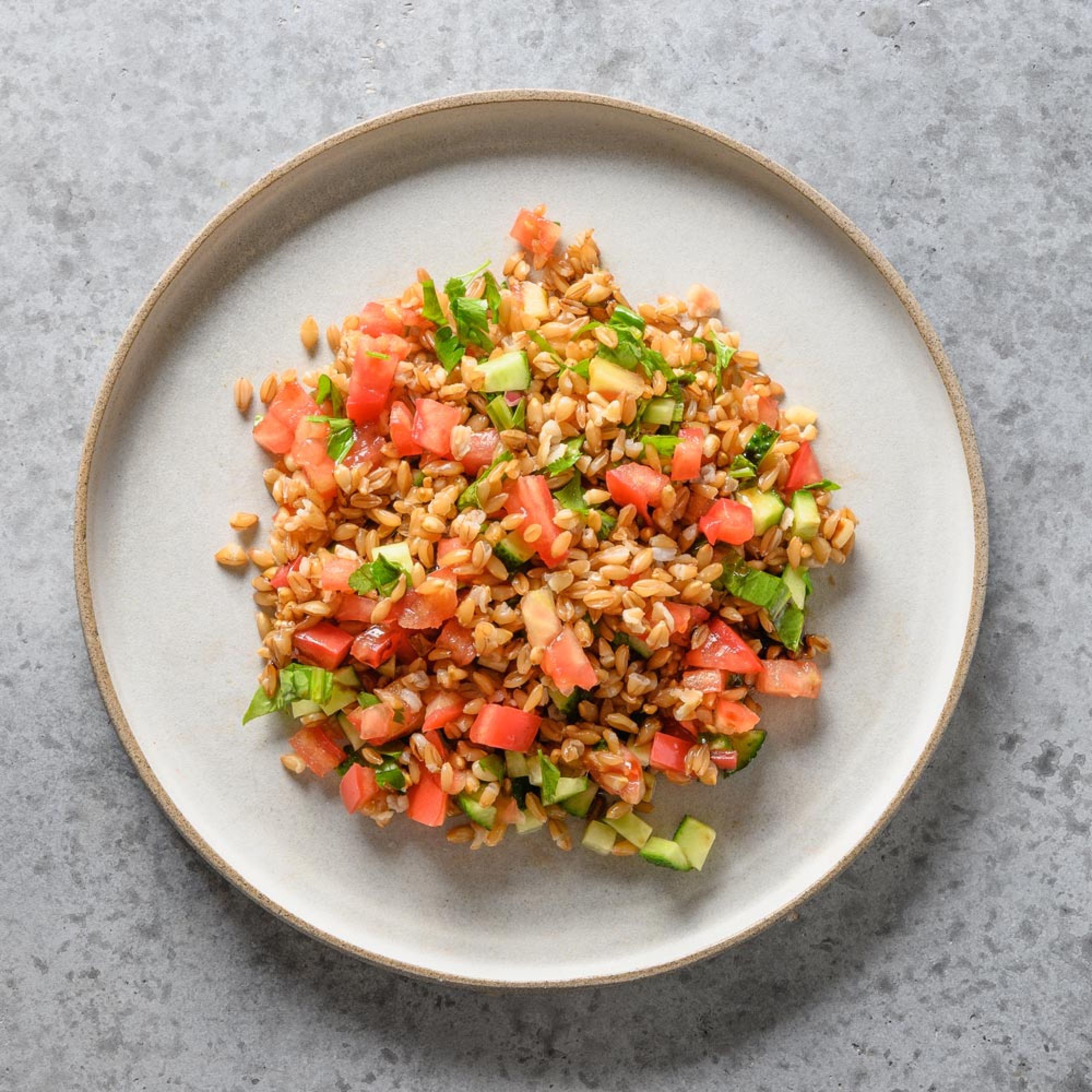 Schneller Grünkernsalat